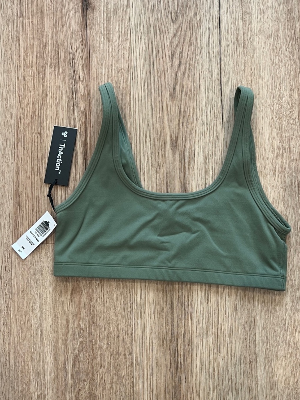 TNA Buttee Mini Scoop Sports Bra Ravine Green